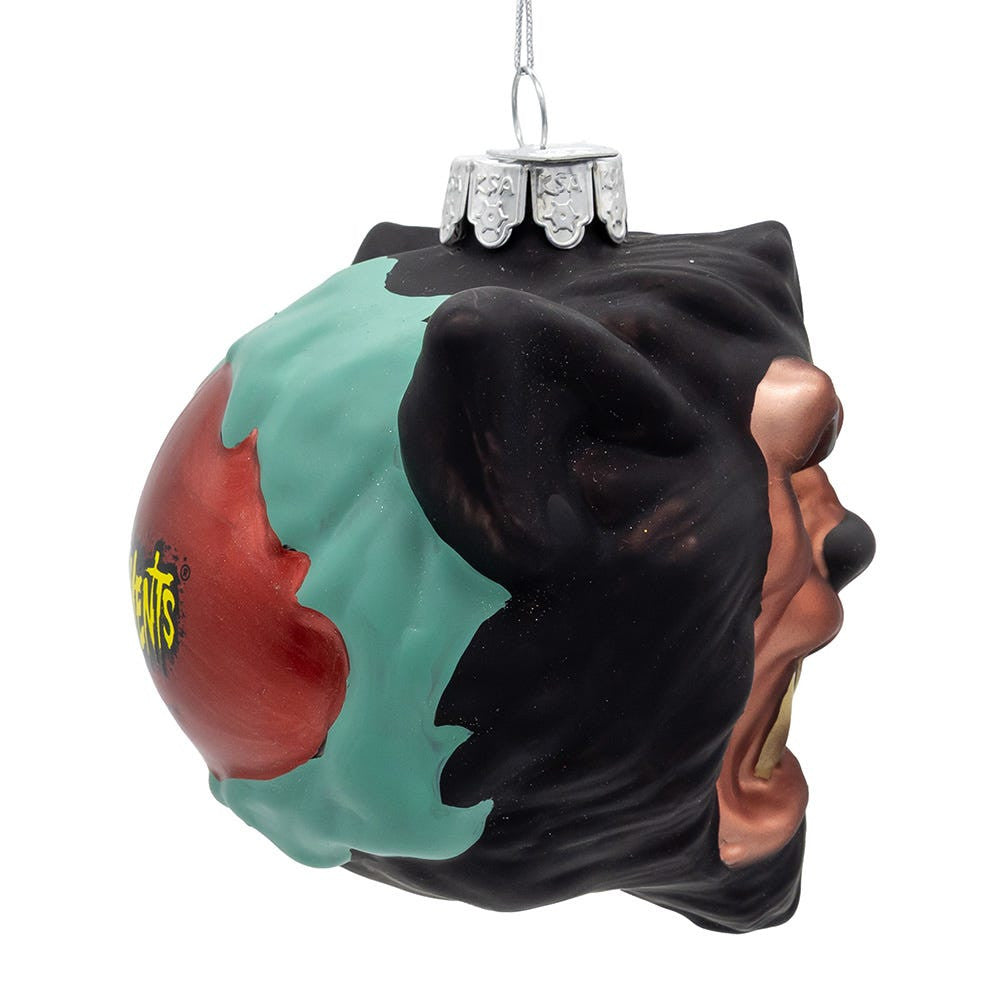 Gorenaments® Glass "Wolfie" Werewolf Ornament