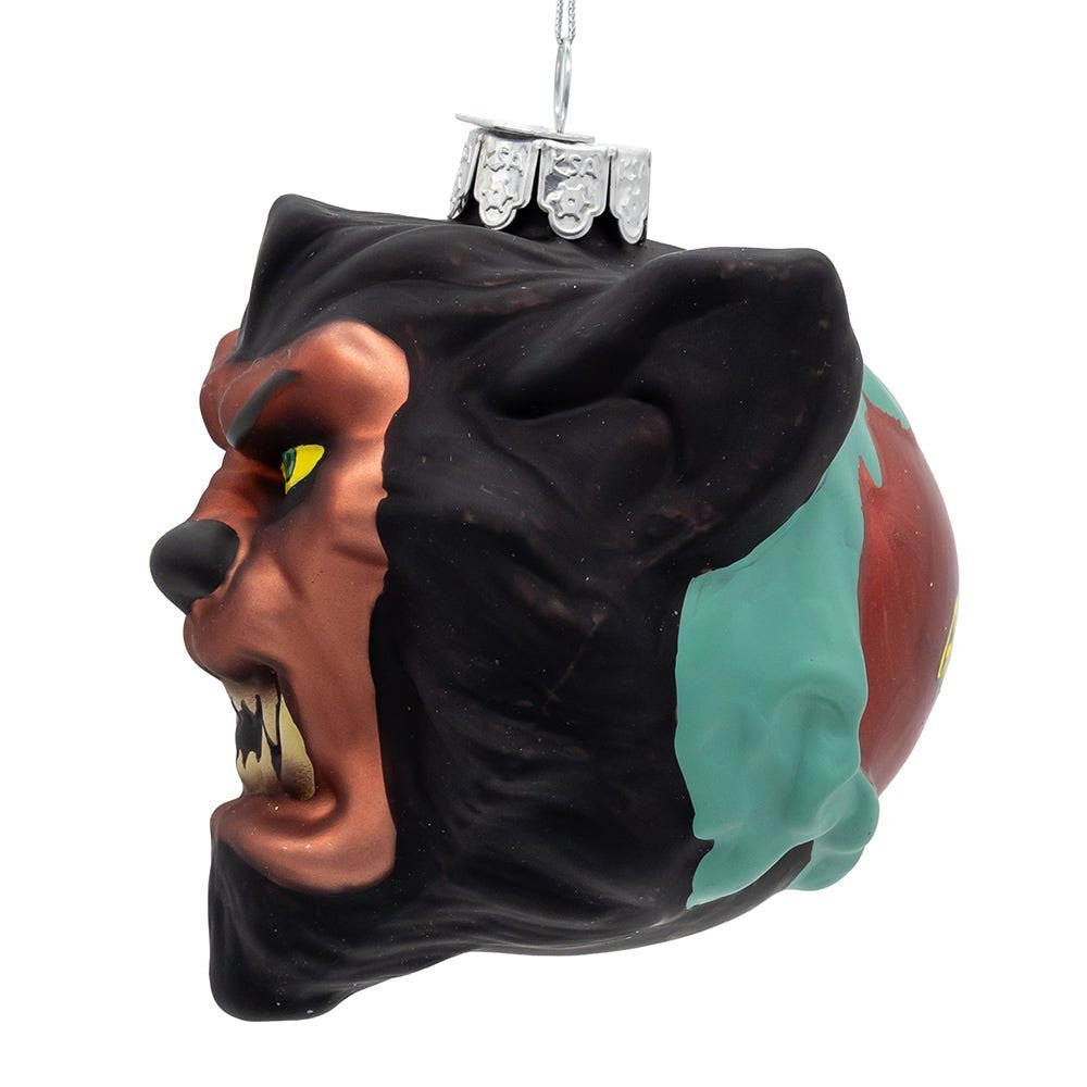 Gorenaments® Glass "Wolfie" Werewolf Ornament