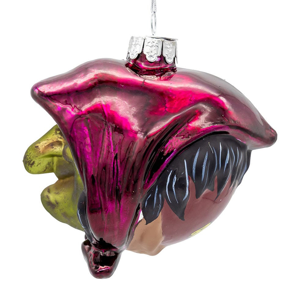 Gorenaments® Glass "Babushka" Witch Ornament