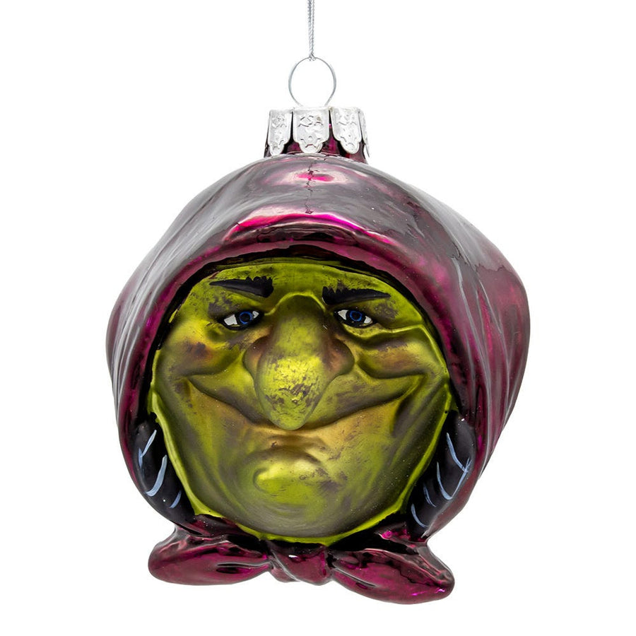 Gorenaments® Glass "Babushka" Witch Ornament