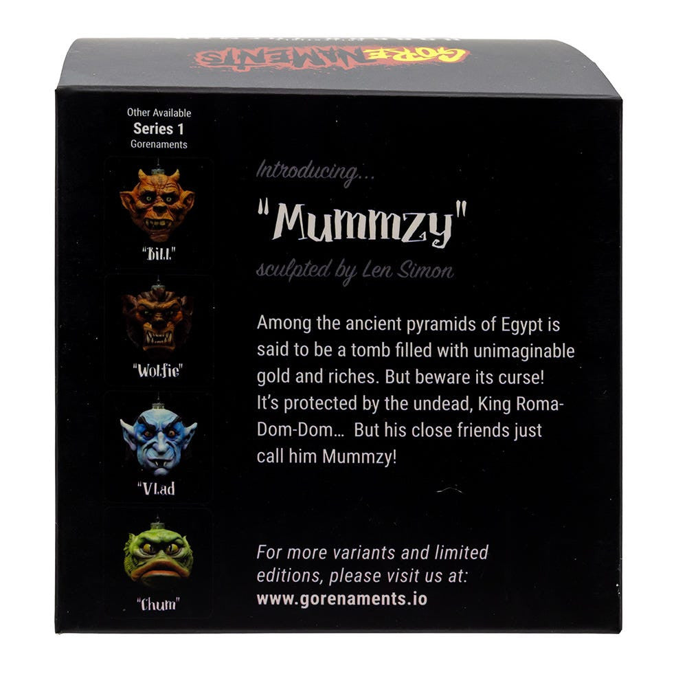 Gorenaments® Glass "Mummzy" Mummy Ornament