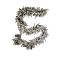 9' Pre-Lit Warm White LED Vail Pine Garland