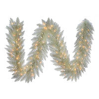 9' Pre-Lit Clear Incandescent Garland