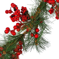 6' Un-Lit Berry Rope Garland