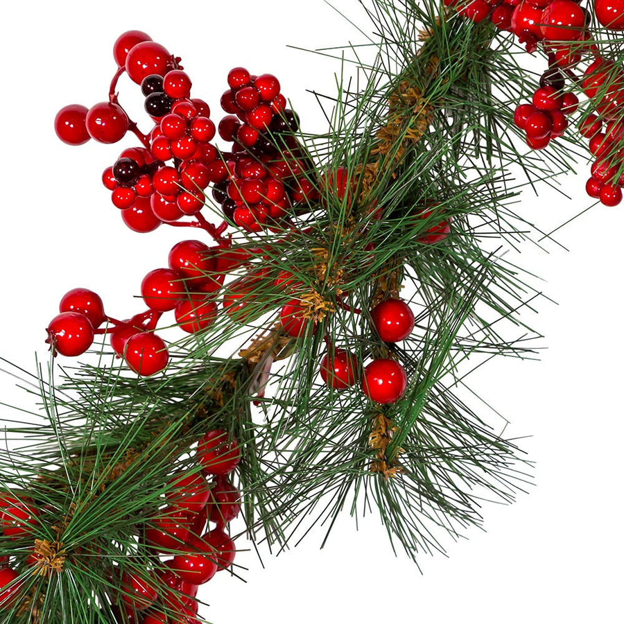 6' Un-Lit Berry Rope Garland