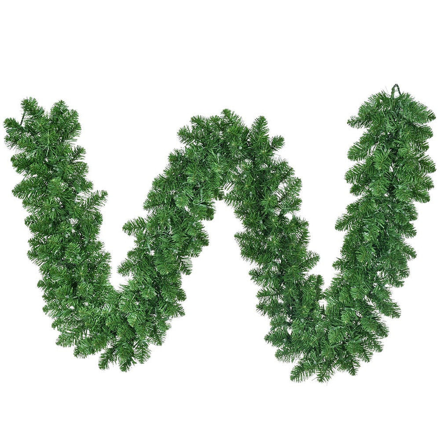 9' Pre-Lit Clear Incandescent Vanderbilt Garland