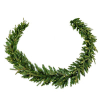9' Pre-Lit Warm White LED Grand Fir Garland