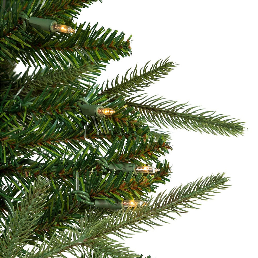 9' Pre-Lit Warm White Incandescent Grand Fir Garland