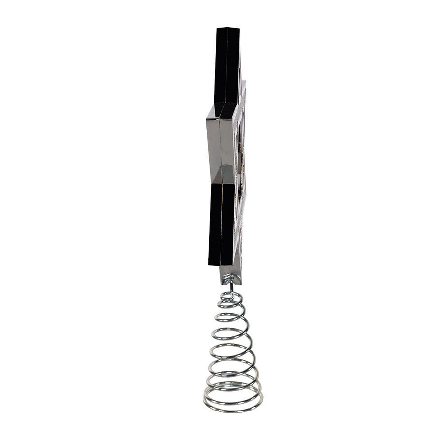 13.7" Un-Lit Silver Hanukkah Treetop