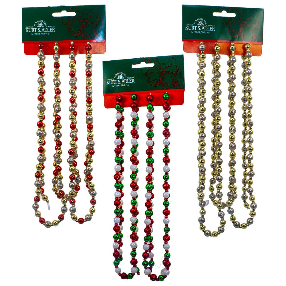 6' Miniature Round Bead Garlands