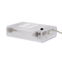 8' Battery Operated 25L Multicolor Fairy LED Silver Wire Light Set In PDQ