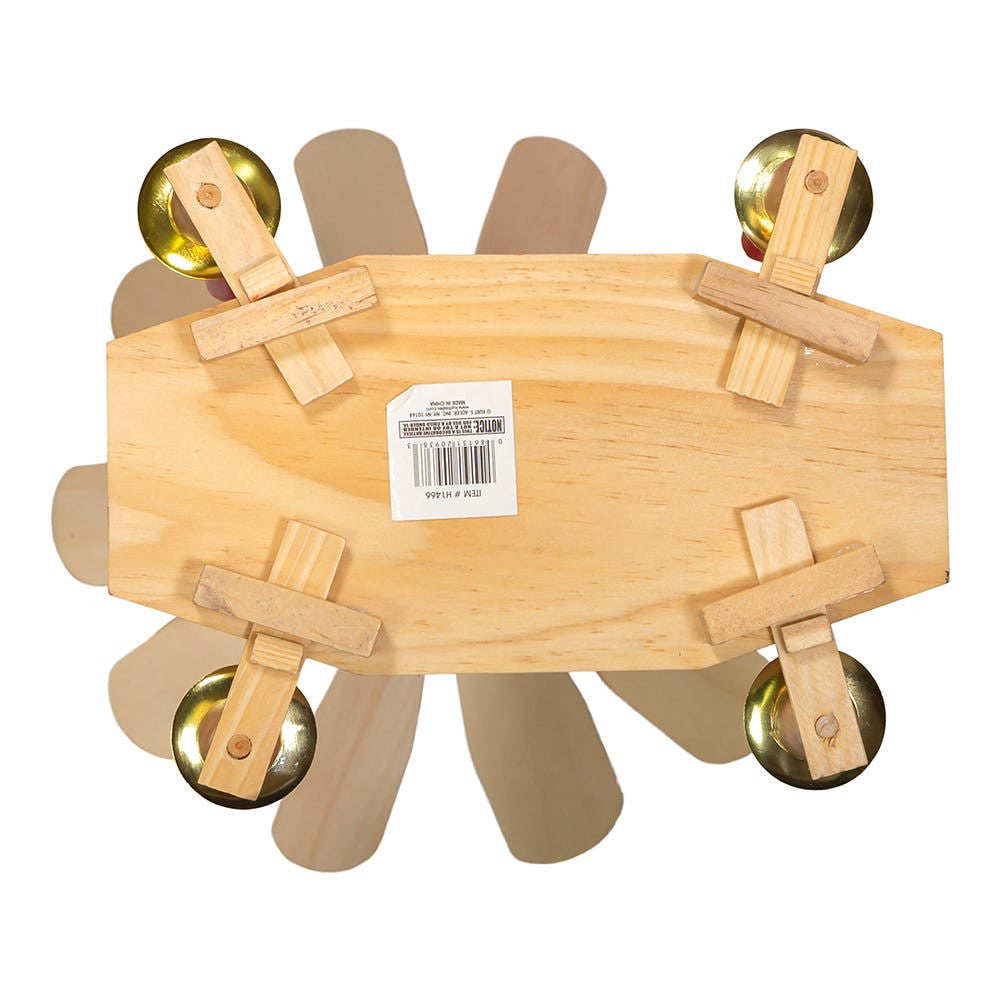 Wooden Christmas Alpine House Carousel With Candles