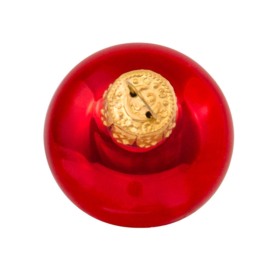30MM Multicolored Glass Ornament & Treetop Set