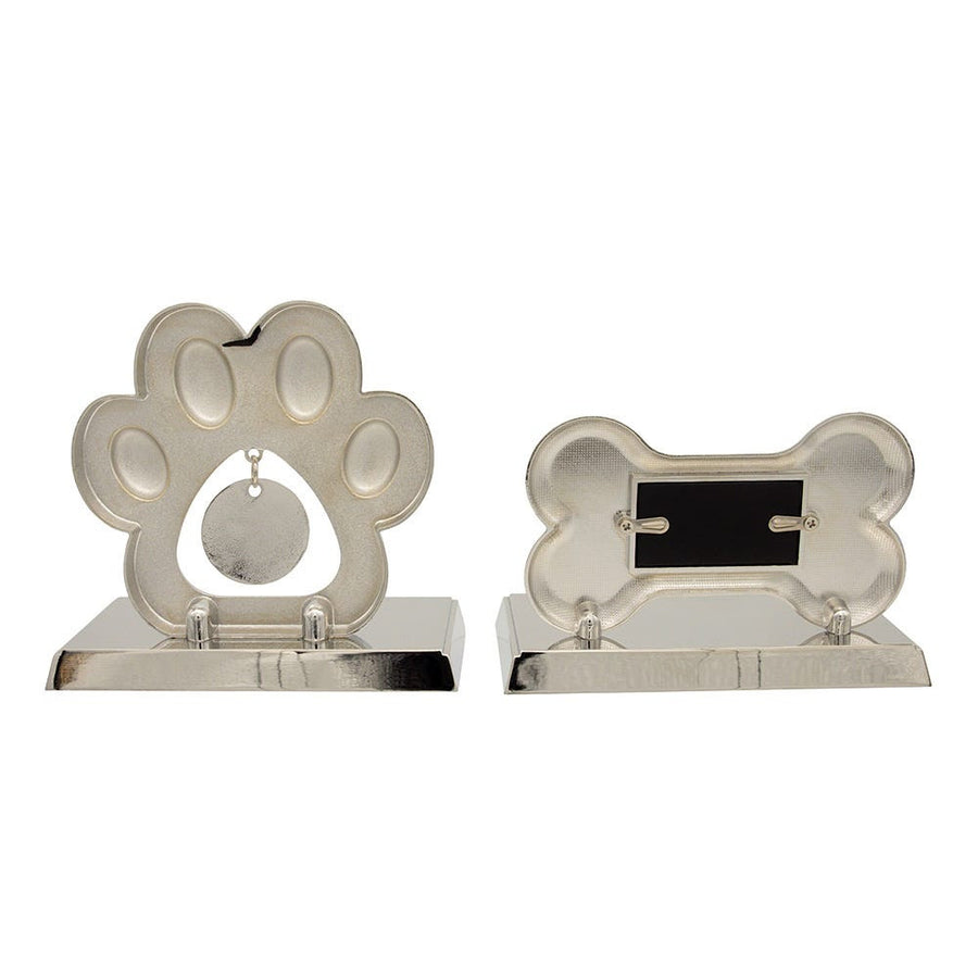 Red & Black Mirrored Dog Bone & Paw Stocking Holders