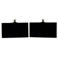 Red & Black Mirrored Dog Bone & Paw Stocking Holders