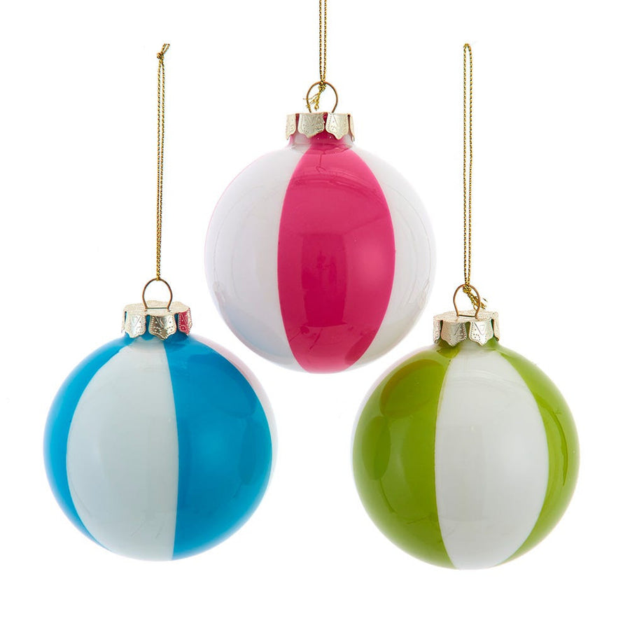 80MM Glass Beach Ball Ornaments