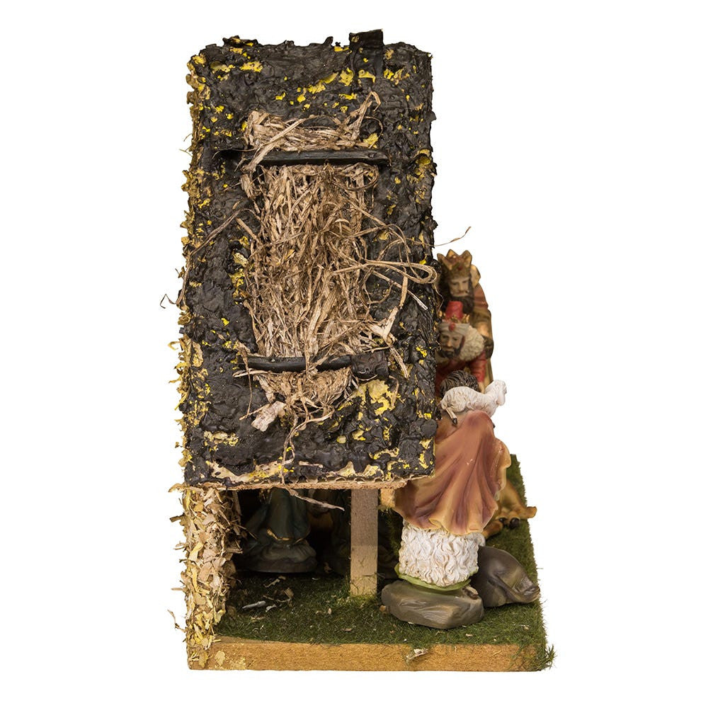 Musical LED Lighted Nativity Set With Stable