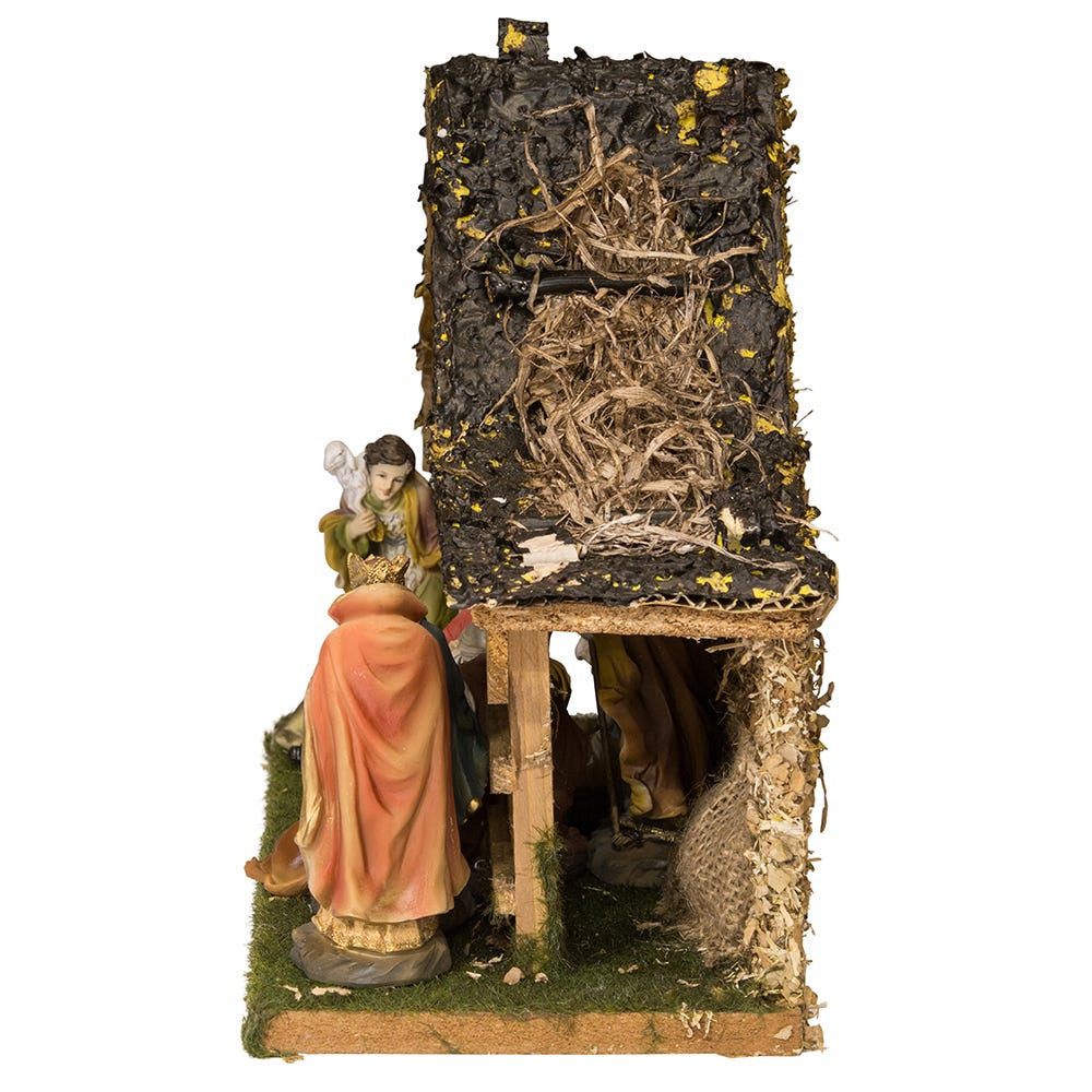 Musical LED Lighted Nativity Set With Stable