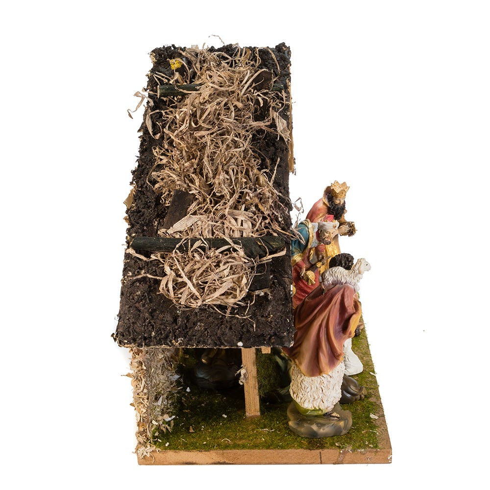 Nativity Set With Stable