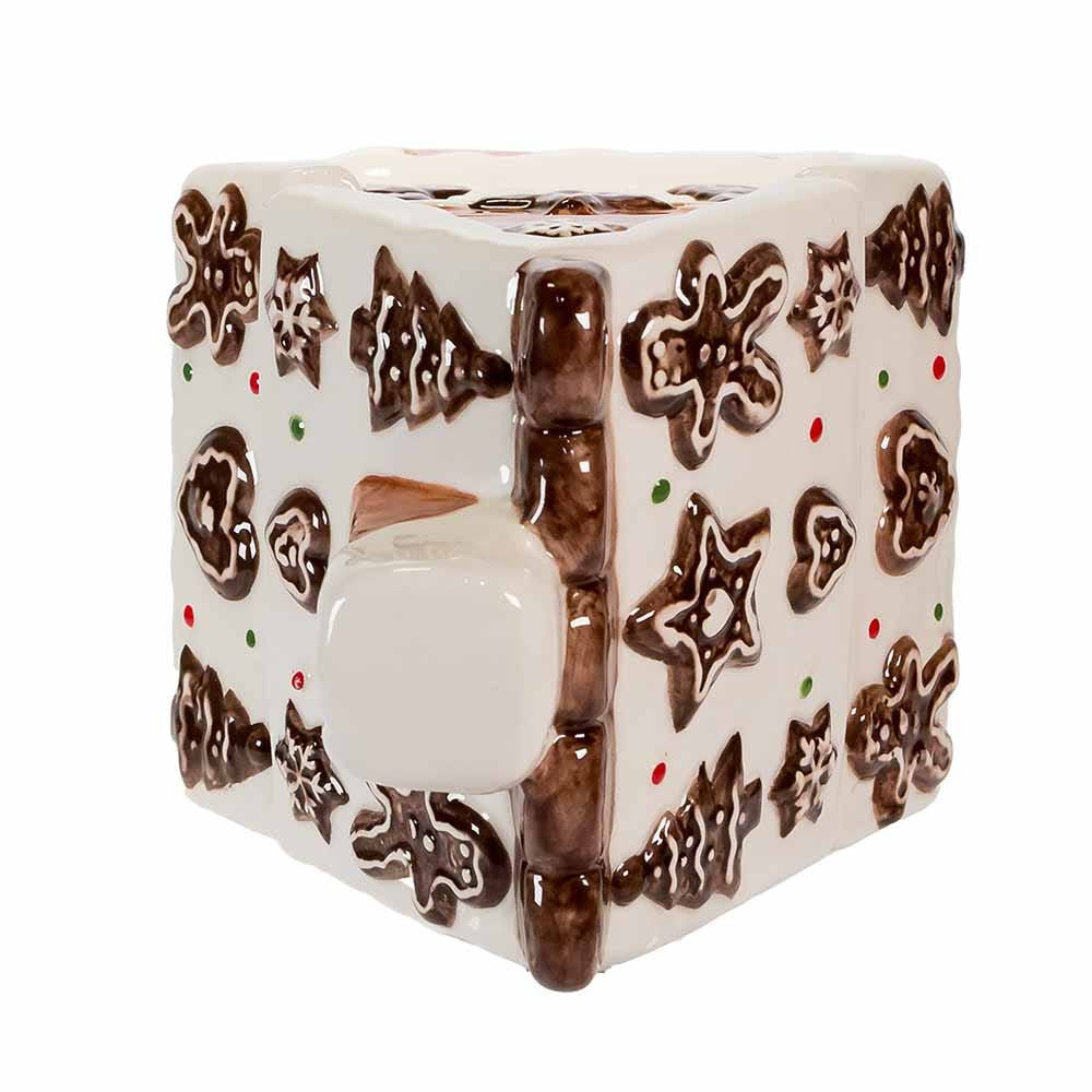 10.2" Gingerbread House Cookie Jar