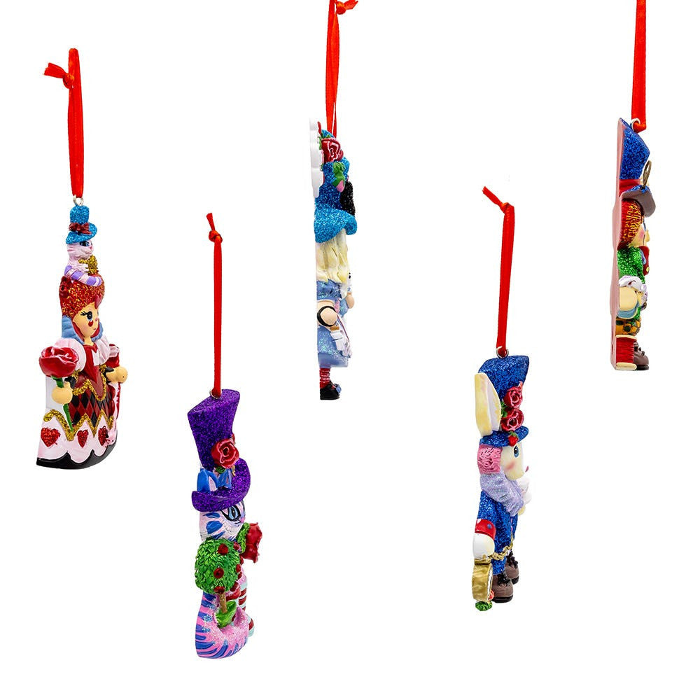 Alice In Wonderland Character Ornaments