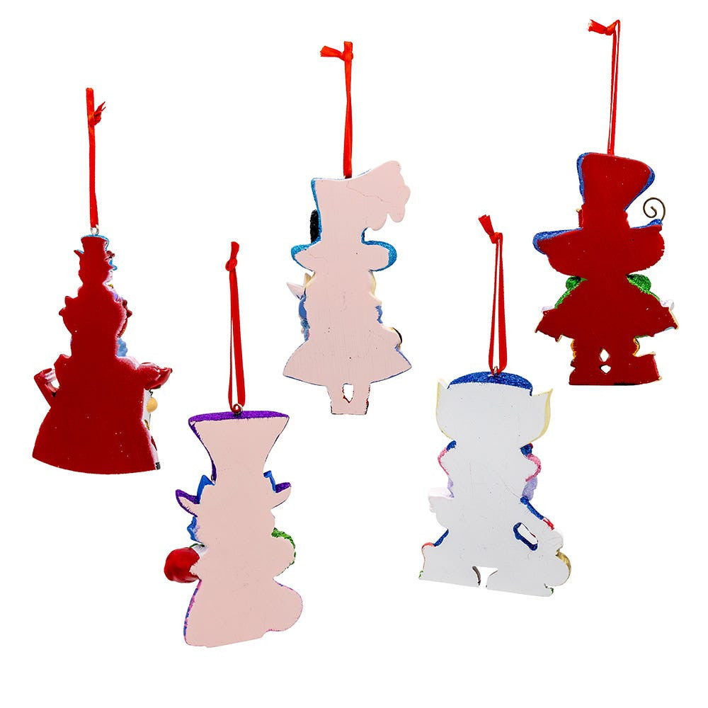Alice In Wonderland Character Ornaments