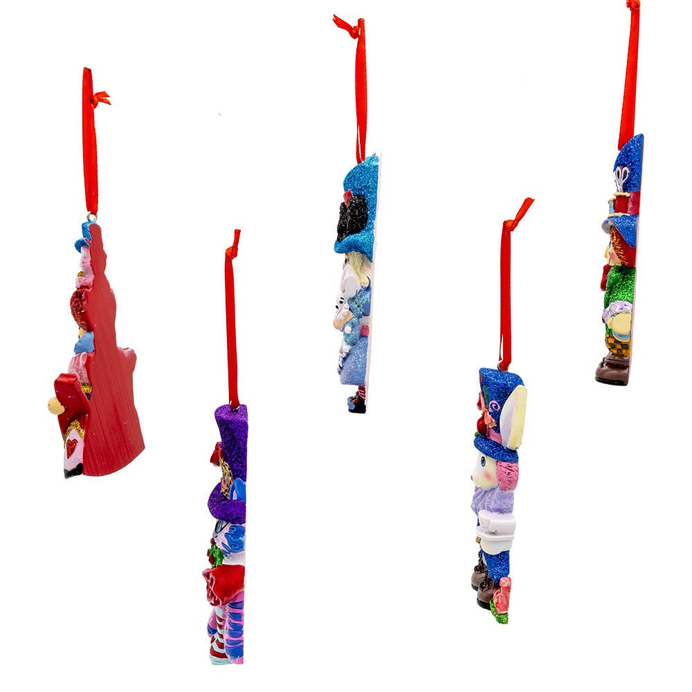 Alice In Wonderland Character Ornaments