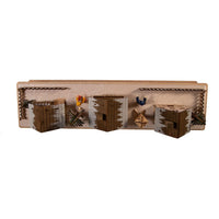 Battery Operated LED Wooden Village Houses