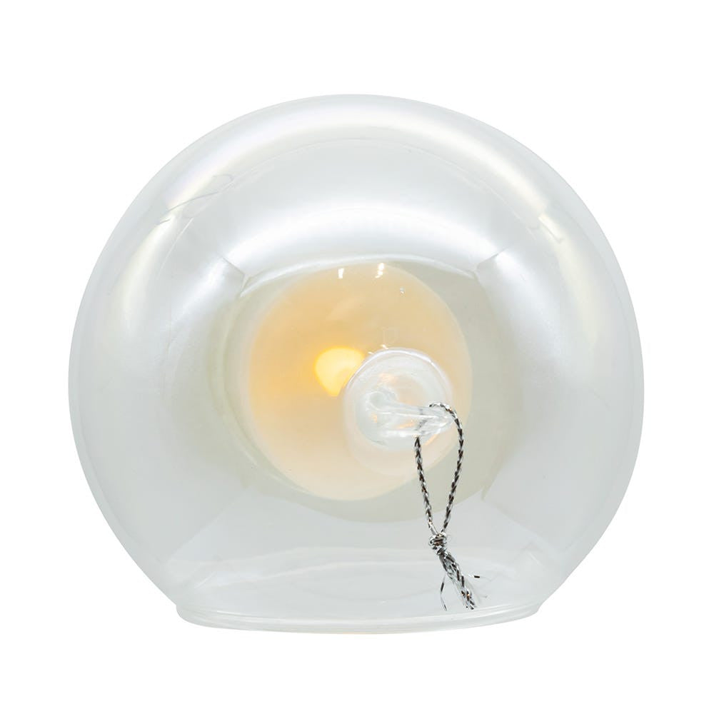 90MM Battery-Operated Lighted LED Candle In Votive Ornament