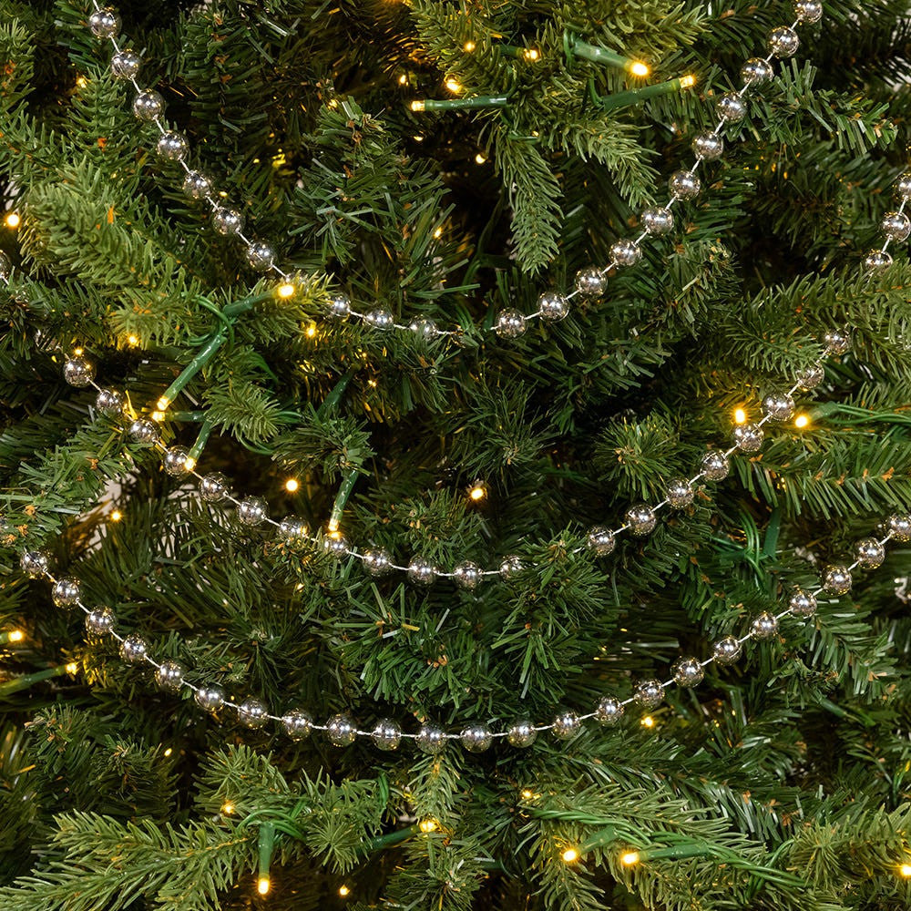 Silver Beaded Garland
