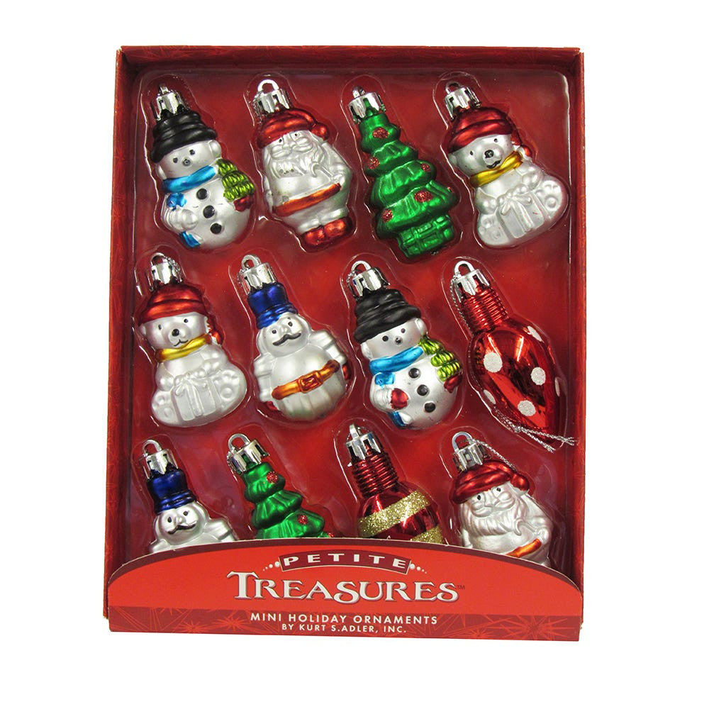 2" Miniature Shatterproof Ornaments