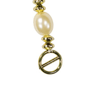 Ivory and Gold Beaded Garland