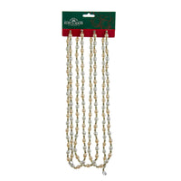 Ivory and Gold Beaded Garland