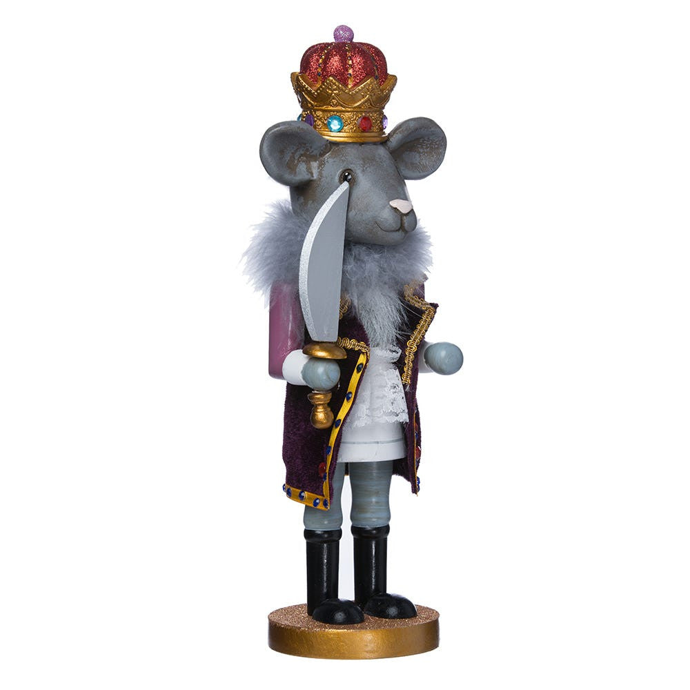 12" Hollywood Nutcrackers™ Mouse King Nutcracker