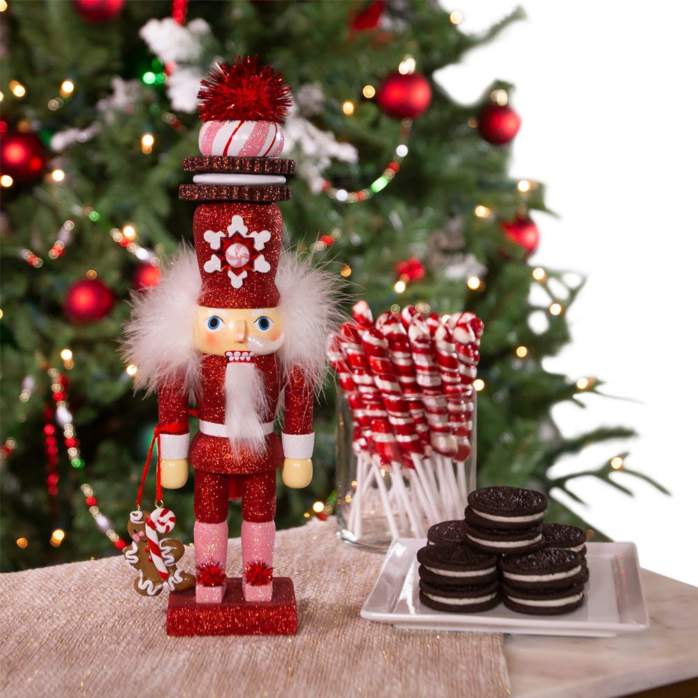 12" Hollywood Nutcrackers™ Gingerbread With Cookie Hat Nutcracker