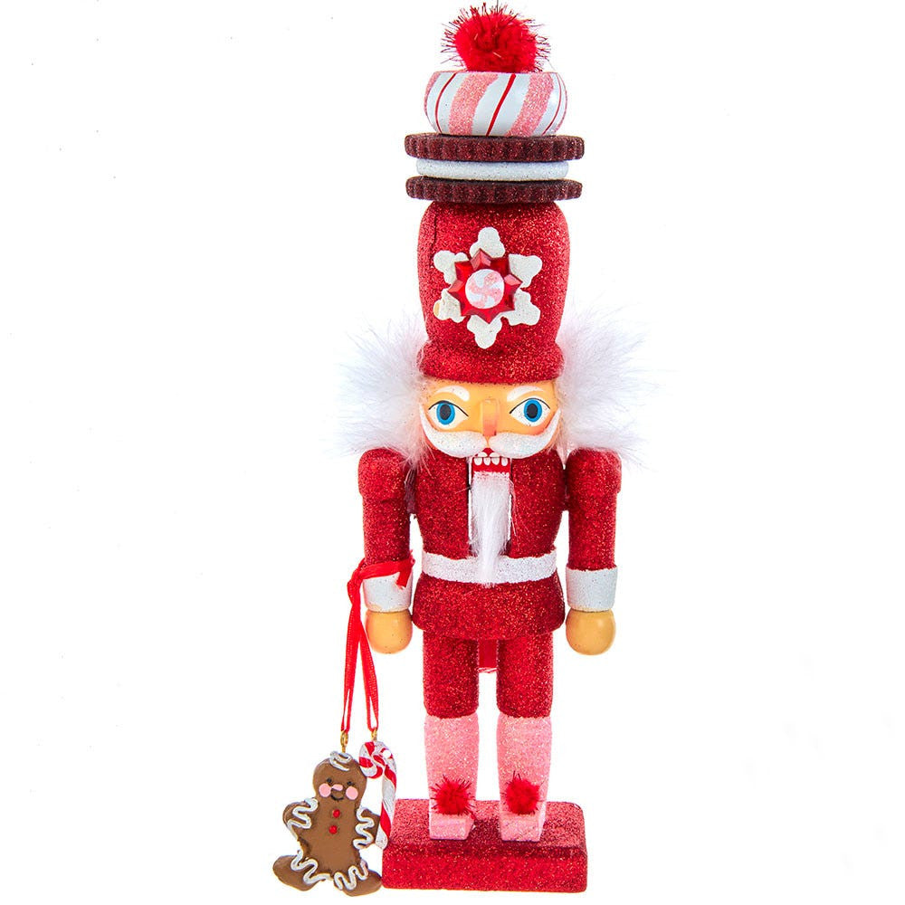 12" Hollywood Nutcrackers™ Gingerbread With Cookie Hat Nutcracker