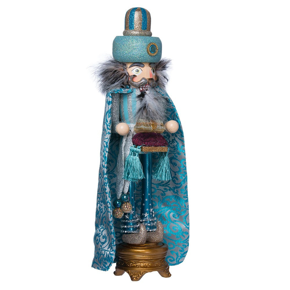 18" Hollywood Nutcrackers™ Turquoise King Nutcracker