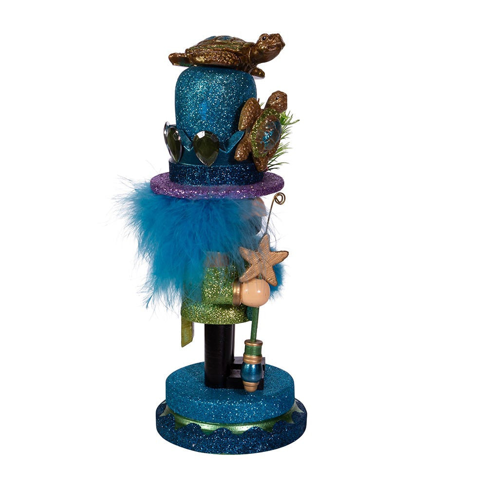 11" Hollywood Nutcrackers™ Sea Turtle Hat Nutcracker