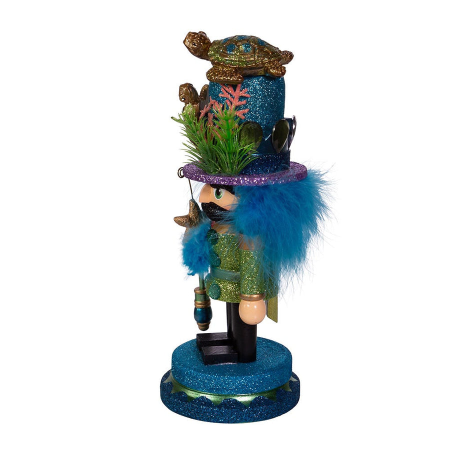 11" Hollywood Nutcrackers™ Sea Turtle Hat Nutcracker