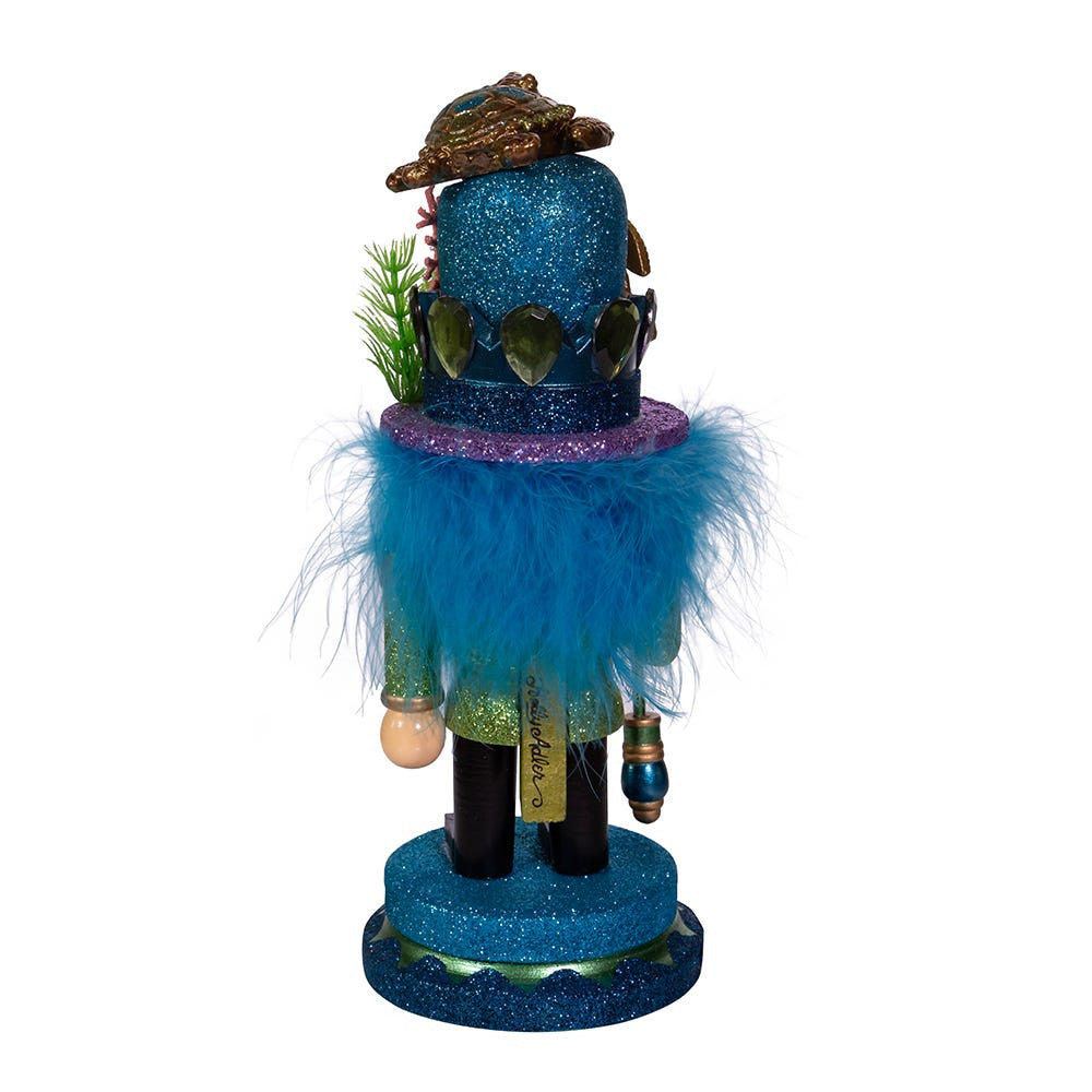 11" Hollywood Nutcrackers™ Sea Turtle Hat Nutcracker