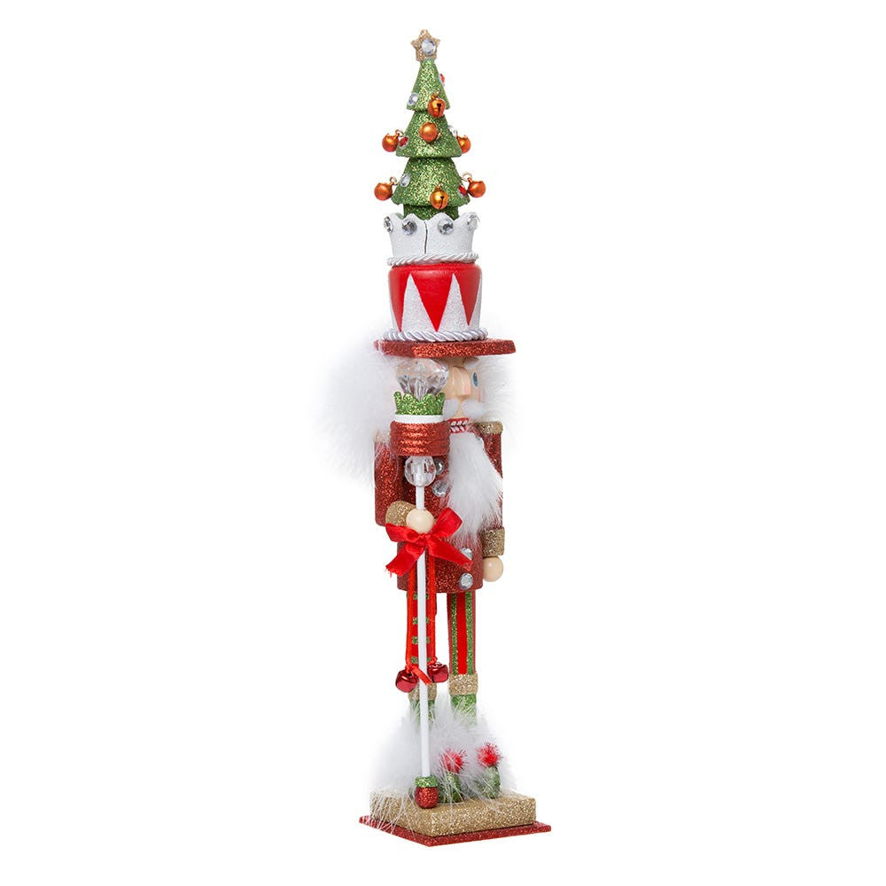 15" Hollywood Nutcrackers™ Red and Green Tree Hat Nutcracker