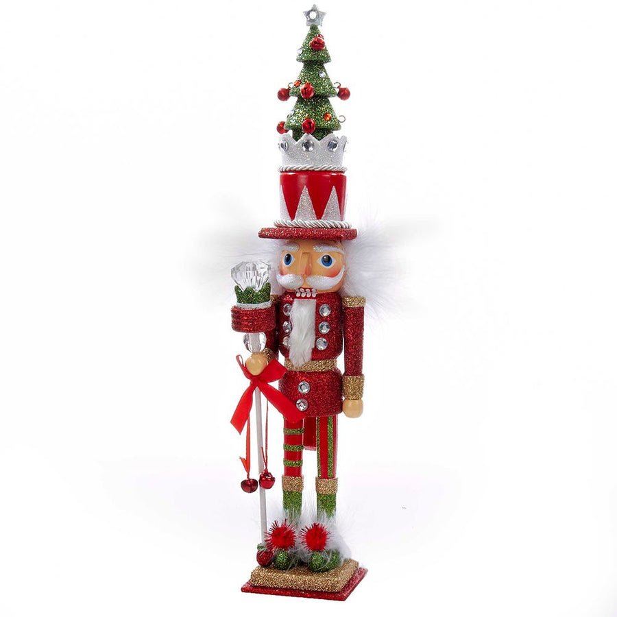 15" Hollywood Nutcrackers™ Red and Green Tree Hat Nutcracker