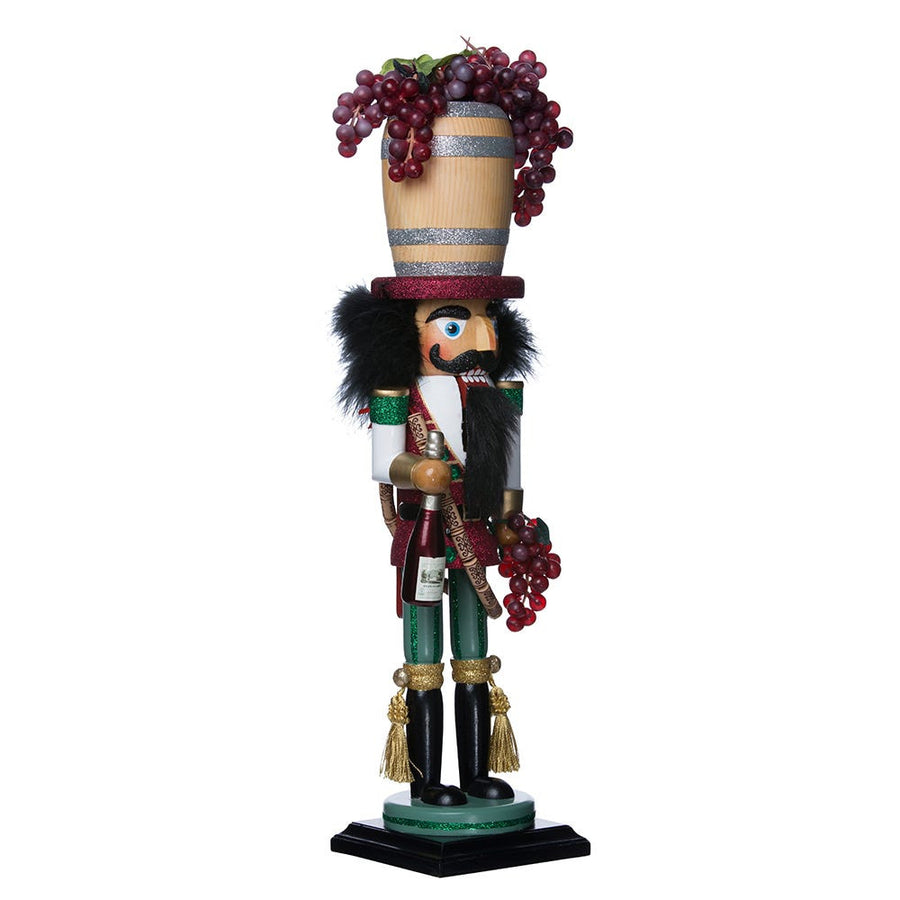 19" Hollywood Nutcrackers™ Wine Barrel Hat Nutcracker