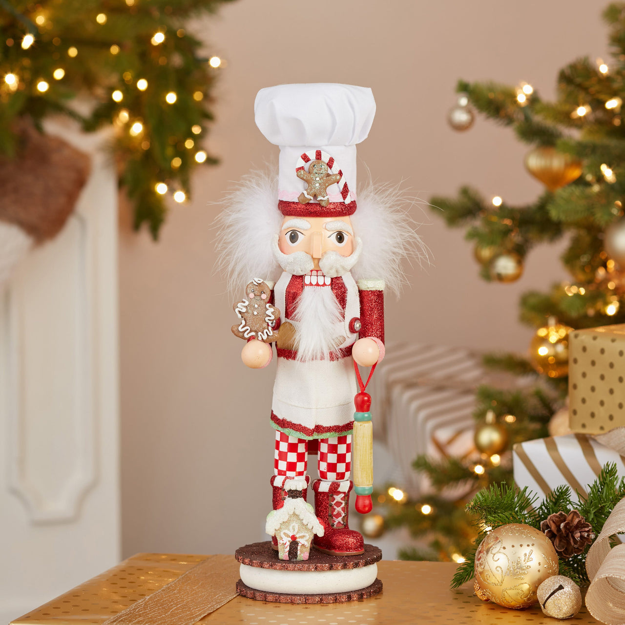 15" Hollywood Nutcrackers™ Gingerbread Chef Nutcracker