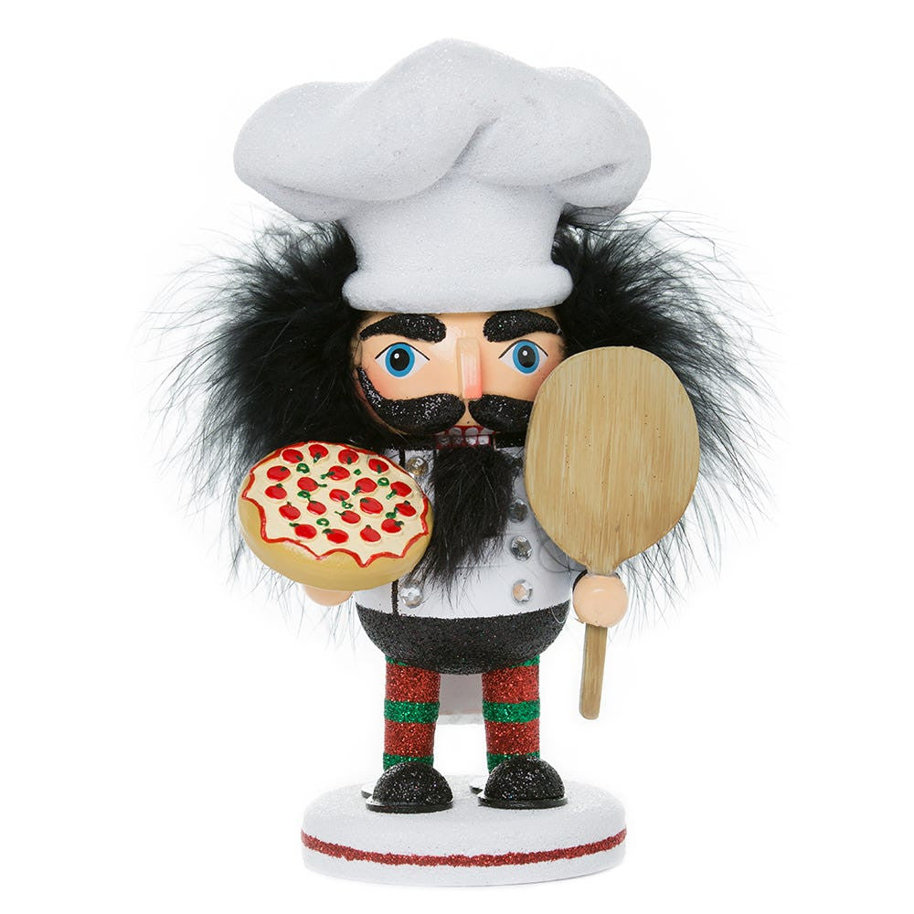8" Hollywood Nutcrackers™ Pizza Chef Nutcracker