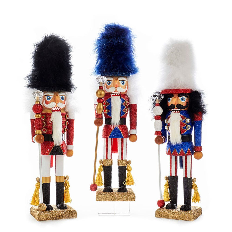 18" Hollywood Nutcrackers™ Red, White, and Blue Soldier Nutcrackers