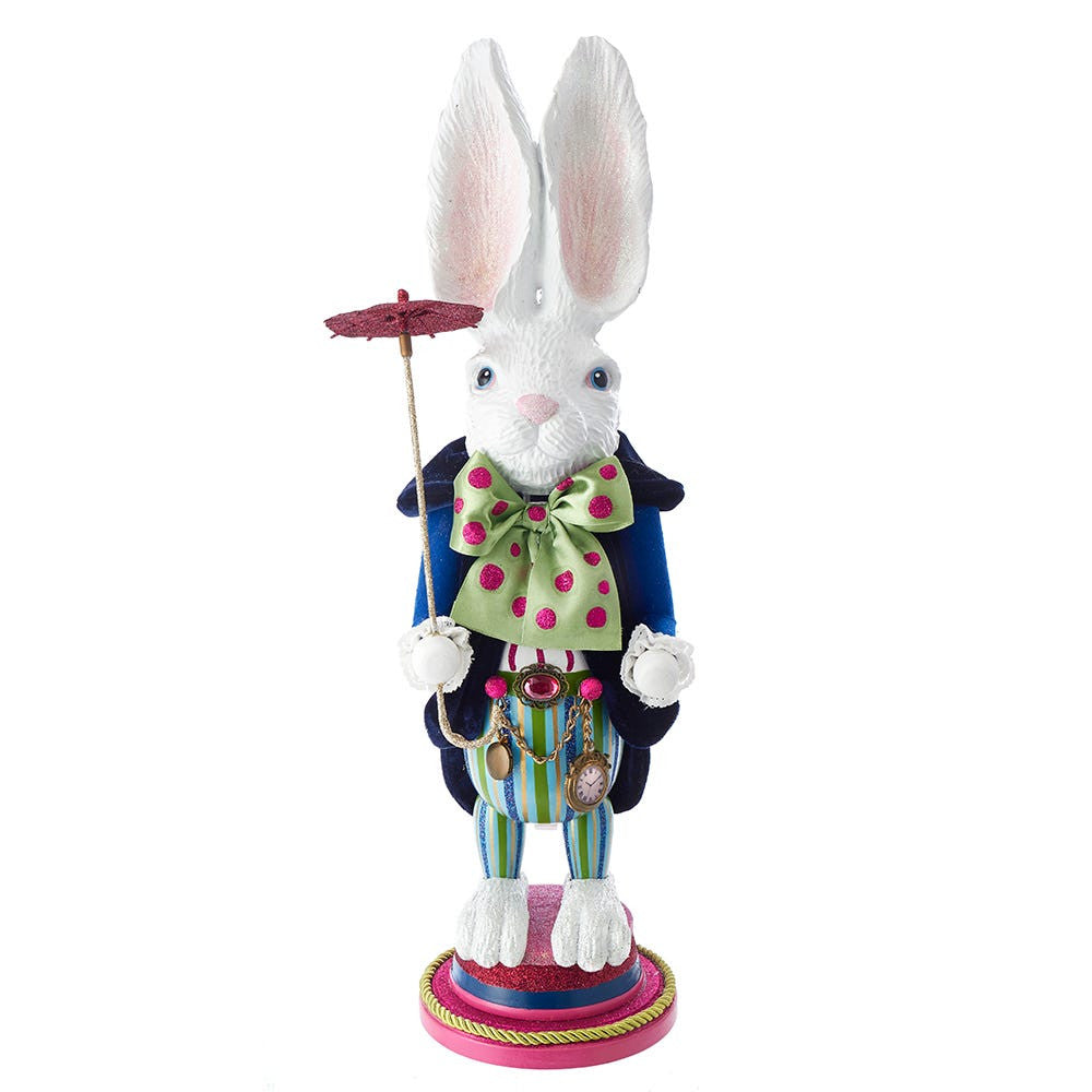 18" Hollywood Nutcrackers™ White Rabbit Nutcracker