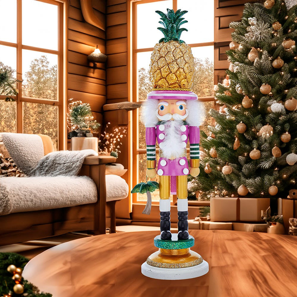 19.5" Hollywood Nutcrackers™ Pineapple Hat Nutcracker