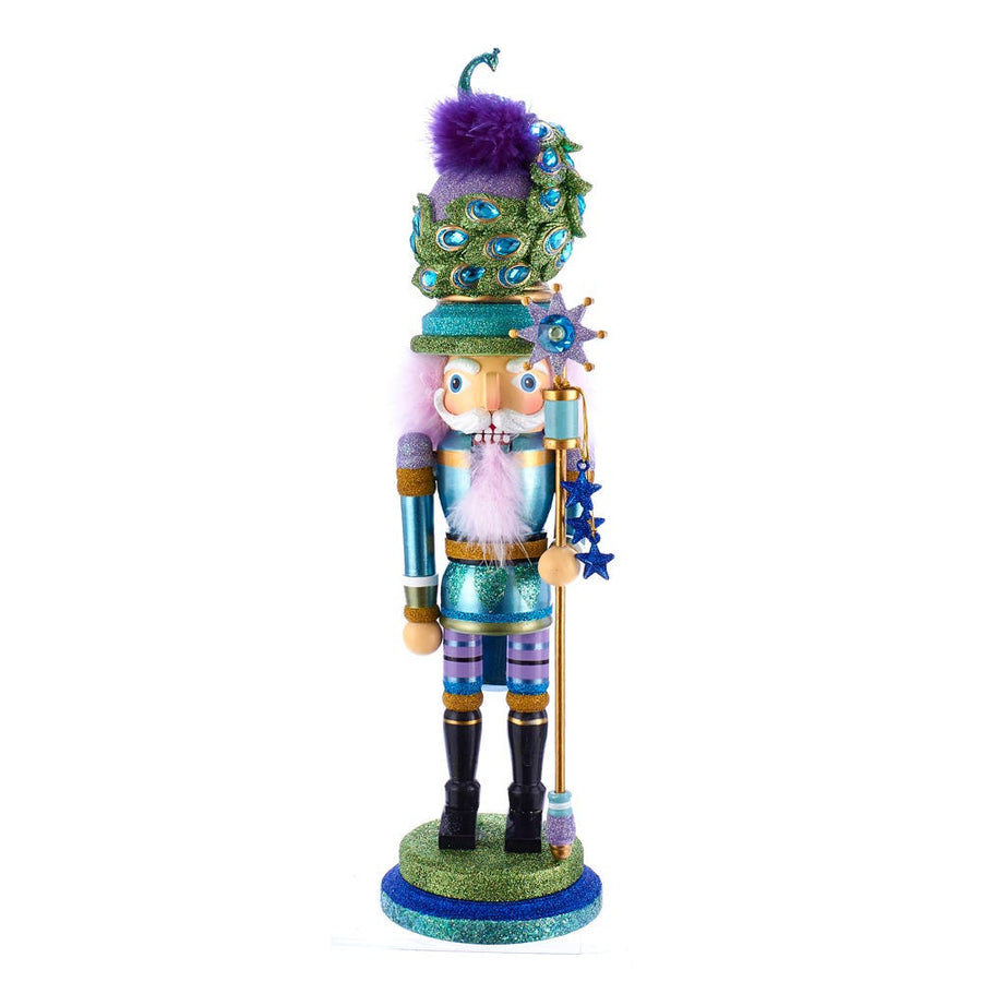 17.5" Hollywood Nutcrackers™ Peacock Hat Nutcracker