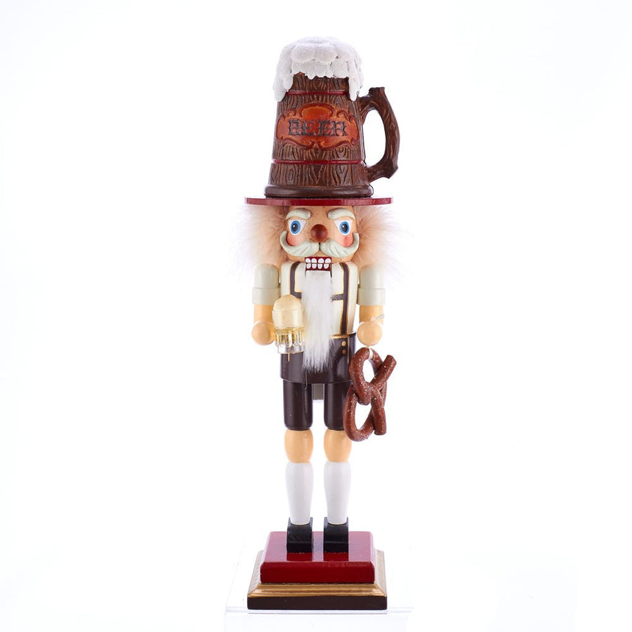 17.5" Hollywood Nutcrackers™ Beer and Pretzel Nutcracker